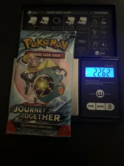 Heavy! Over 22.62 Gram Pokemon Journey Together Booster Pack Sealed - Image 1