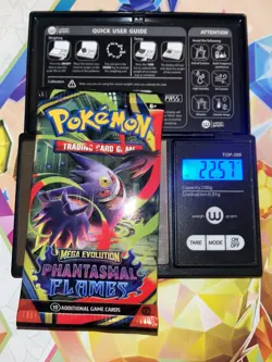 Very Heavy! 22.57g Pokemon TCG ME Phantasmal Flames Pack Sealed! - Image 1