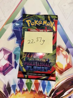 Very Heavy! 22.57g Pokemon TCG ME Phantasmal Flames Pack Sealed! - Image 2