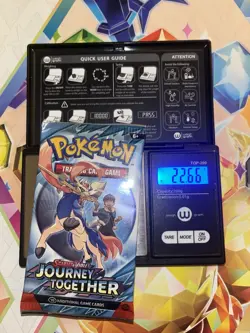 Heavy! Over 22.66 Gram Pokemon Journey Together Booster Pack Sealed - Image 1