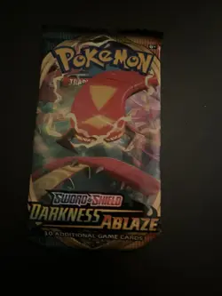 Heavy! Pokemon Darkness Ablaze Booster Pack Sealed 22.50g - Image 2