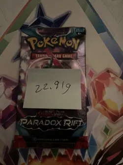 22.91g Extremely HEAVY - Pokemon TCG S&V Paradox Rift Booster Pack Sealed - Image 2