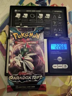 22.66g HEAVY! - Pokemon TCG S&V Paradox Rift Booster Pack Sealed - Image 1