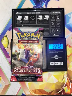 Heavy 22.72g Pokemon Sealed Paldea Evolved Booster Pack - Image 1