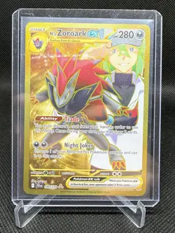 Pokemon TCG Journey Together N's Zoroark EX Holo Ultra Rare Card 189/159 - Image 1