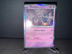 Mewtwo 150 2023 Pokemon TCG Scarlet & Violet 151 MEW Holo Rare Card NM+ - Image 1