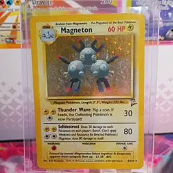 Pokemon TCG Magneton Base Set 9/102 Holo Rare - Image 1
