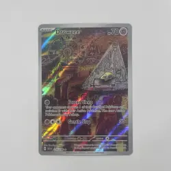 Pokemon Drowzee TCG Scarlet & Violet Base Set Holo Card 210/198 Illustration - Image 1