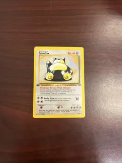 Pokemon Card - Snorlax Jungle 27/64 Rare 1st Edition Non-Holo - Image 1