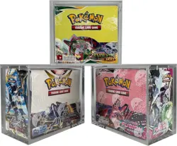 Pokemon Magnetic Booster Box Acrylic Case! Pokemon Card Protective Display! - Image 1