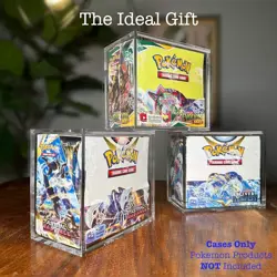 Pokemon Magnetic Booster Box Acrylic Case! Pokemon Card Protective Display! - Image 3