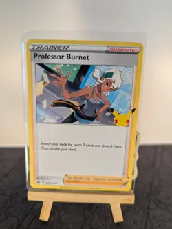 Professor Burnet - Black Star Promo SWSH167 - MINT - Pokemon - Image 1