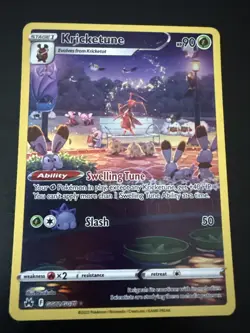 Kricketune GG02/GG70 Holo Crown Zenith Galarian Gallery Pokemon NM - Image 1
