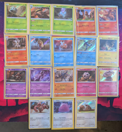 Detective Pikachu Complete Pokemon Set 1-18 Near Mint Charizard Mewtwo Greninja - Image 1
