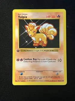 Vulpix 68/102 1st Edition - Pokemon Base Set 1st Edition (Shadowless) - Image 1
