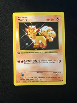 Vulpix 68/102 1st Edition - Pokemon Base Set 1st Edition (Shadowless) - Image 5