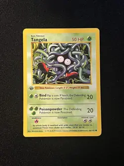 Tangela 66/102 1st Edition - Pokemon Base Set 1st Edition (Shadowless) - Image 1
