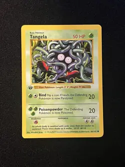 Tangela 66/102 1st Edition - Pokemon Base Set 1st Edition (Shadowless) - Image 3