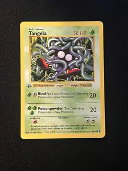 Tangela 66/102 1st Edition - Pokemon Base Set 1st Edition (Shadowless) - Image 5