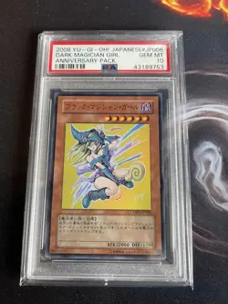 PSA 10 Dark Magician Girl Japanese Anniversary Pack Ultra Rare Yap1-Jp006 Yugioh - Image 1