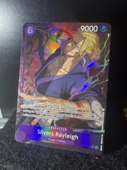 One Piece Silvers Rayleigh OP13-066 Alternate Art Carrying on His Will Near Mint - Image 2