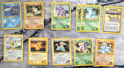 Pokemon Gym Challenge Set Lot – 10 Cards – No Holos – Not 1st Edition – Vintage - Image 1