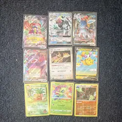 Pokemon TCG 9 Card Lot - Image 1