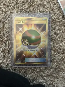 Pokemon TCG Nest Ball Trainer Card Gold 158/149 Ultra Rare - Image 1