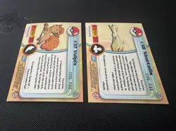 Pokemon Topps Blue Label Trading Card Series 1 Rare Foil Vulpix & Ninetails NM - Image 2