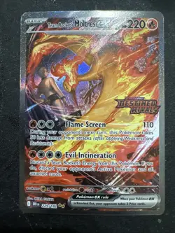 Team Rocket's Moltres ex - (Destined Rivals Stamp) 229/182 Miscellaneous Cards & - Image 1