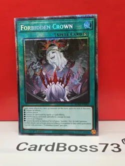 Forbidden Crown SPELL CARD - Burst Protocol - Starlight Rare #BPR-EN067 - Image 1