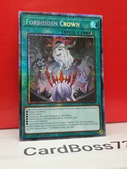 Forbidden Crown SPELL CARD - Burst Protocol - Starlight Rare #BPR-EN067 - Image 2