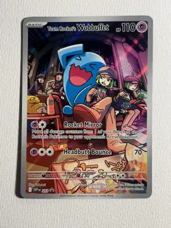 Team Rocket's Wobbuffet 203 Scarlet & Violet Promo Cards Holo NM - Image 1