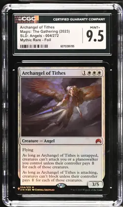 ARCHANGEL OF TITHES Mystery Booster SLD Angels Foil Mythic CGC 9.5 MTG - Image 1