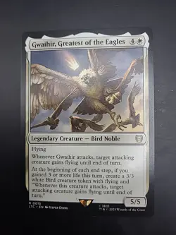 Gwaihir, Greatest of the Eagles 0015 Non Foil Rare LOTR Commander MTG Near Mint - Image 2