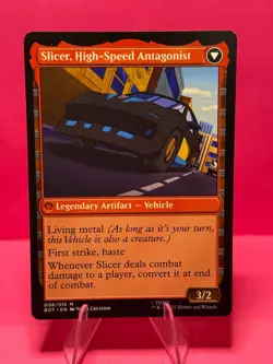 Slicer, Hired Muscle – BOT – Transformers – Mythic – NM – MTG - Image 2