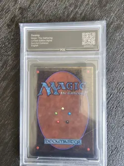 MTG Alpha Swamp Light Sky Gem Mint 9! - Image 2