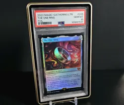 MAGIC: THE GATHERING ☆ LORD OF RINGS ☆THE ONE RING- FOIL GEM PSA 10 - Image 1