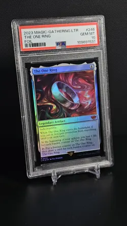 MAGIC: THE GATHERING ☆ LORD OF RINGS ☆THE ONE RING- FOIL GEM PSA 10 - Image 5