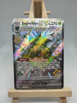 Forretress ex - 212/091 - Pokemon Paldean Fates Shiny Full Art Ultra Rare NM - Image 1