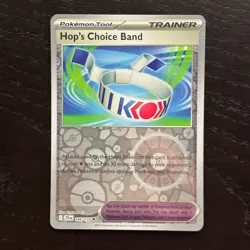 Hop's Choice Band 148/159 Pokemon Journey Together SV09 Reverse Holo Uncommon NM - Image 1