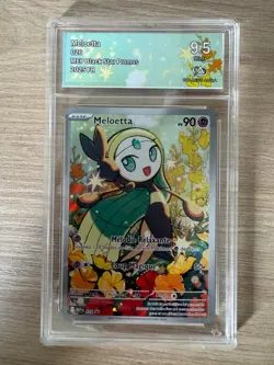 Carte Pokemon Meloetta MEP 026 Promo Collect Aura 9.5 Mega Evolution FR - Image 1