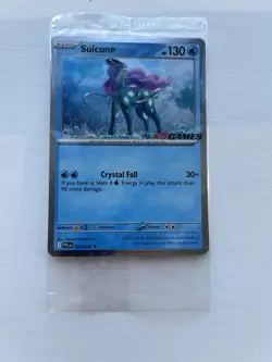 Suicune Sealed Promo 026/094 AU EB Games Stamped Pokemon Phantasmal Flames - Image 1