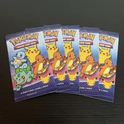 Pokemon McDonalds 25th Anniversary Promo Sealed Booster Packs Lot of 5x - Image 1