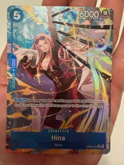 Hina (Alternate Art) EB03-025 Extra Booster: One Piece Heroines Edition Foil - Image 1