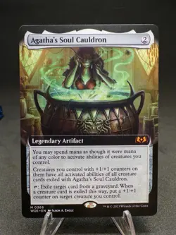 Agatha's Soul Cauldron (Extended Art) Wilds of Eldraine Regular NM - Image 1