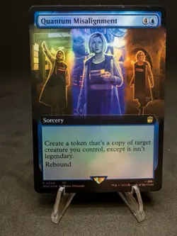 Quantum Misalignment (Extended Art) Universes Beyond: Doctor Who Foil NM - Image 1