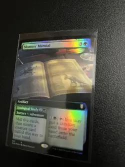 Monster Manual (Extended Art) Commander Legends: Battle for Baldur's Gate Foil - Image 1