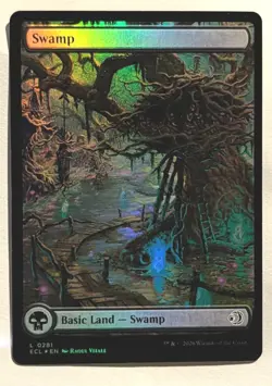 Swamp (0281) Full Art Lorwyn Eclipsed Foil - MTG - Image 1