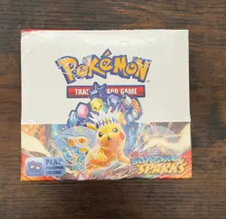 Pokemon TCG Scarlet & Violet Surging Sparks Booster Box (Corner Creasing) - Image 1